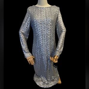 NWT Marina Sequined Dress. Size 14